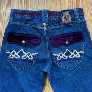 👑 crown holder jeans